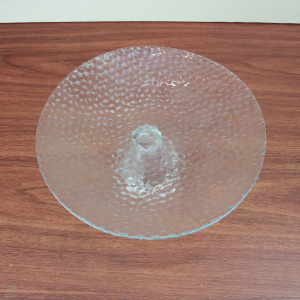 PRATO DE BOLO DE VIDRO COM PÉ ITÁLIA 20,5CM - GA10034