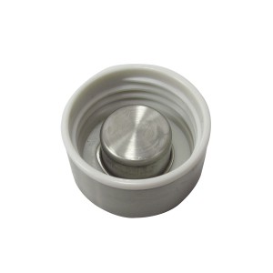 GARRAFA DE INOX 260 ML COM TAMPA E FRASE - GDR0331-AZ