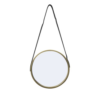 ESPELHO DE PAREDE COM ALÇA DE MDF 30X30CM  - 2947-DOU