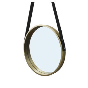 ESPELHO DE PAREDE COM ALÇA DE MDF 30X30CM  - 2947-DOU