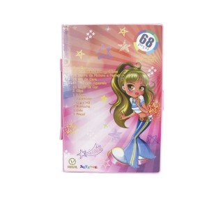 KIT DE PINTURA EM MALETA ESTAMPA MENINA OM 68 PEÇAS - MT68GIRL-ARCOIRIS