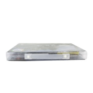 KIT DE PINTURA EM MALETA TRANSPARENTE COM 68 PEÇAS - MT68TR-A