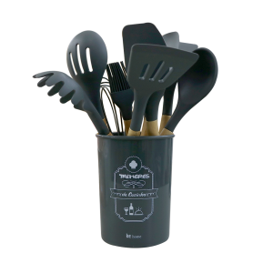 JOGO DE UTENSÍLIOS FLORIDA DE SILICONE COM 12 PEÇAS - 6862