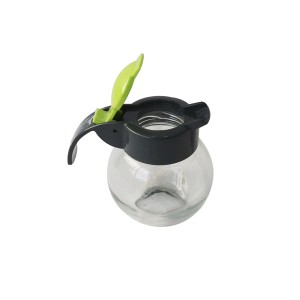 MELEIRA DE VIDRO 180 ML COM TAMPA E ALCA DE PLASTICO - CT1671-VD