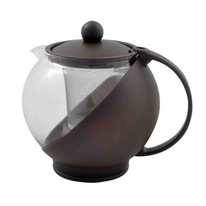 BULE PARA CHÁ DE VIDRO E PLÁSTICO COM INFUSOR INTERNO 1250 ML - CA11080-MR