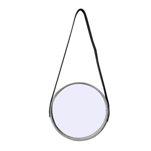 ESPELHO DE PAREDE DE MADEIRA REDONDO 30CM - TRC8054-CZ