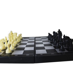 JOGO DE XADREZ DE PLÁSTICO 3 EM 01 - XADREZ DAMA E GAMÃO 24X24CM - 2031