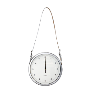 RELOGIO DE PAREDE DECORATIVO DE PLASTICO 30CM COM ALÇA DE AJUSTE - GDR0472-PTA