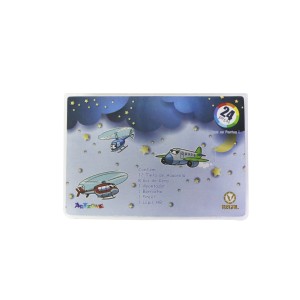 KIT DE PINTURA EM MALETA CAPA TRANSPARENTE E ESTAMPA AVIÃO 24 PEÇAS - MT24T-D