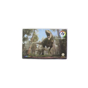 KIT DE PINTURA EM MALETA CAPA TRANSPARENTE E ESTAMPA DINOSSAURO 24 PEÇAS - MT24T-B