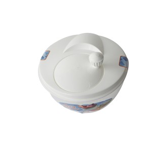 SECA SALADA CENTRIFUGA COM MANIVELA MANUAL DE PLÁSTICO BRANCO - 133-BR