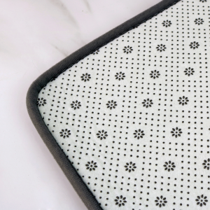 JOGO DE TAPETE PARA BANHEIRO DE POLIESTER COM 3 PEÇAS - CZ19363-CZ