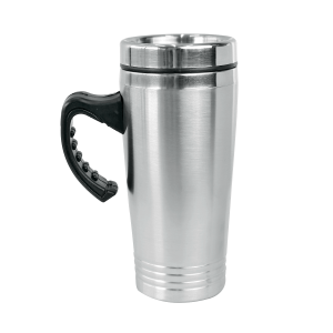 CANECA COPO DE INOX ISOTERMICO 450ML COM TAMPA  E TRAVA - YF7214