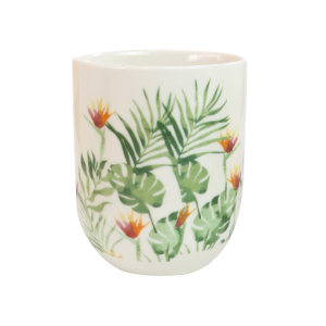 CONJUNTO DE 04 CANECAS ORIENTAL PARA CHÁ DE PORCELANA 150ML - CN0001-A