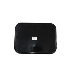 BANDEJA ANTIDERRAPANTE PRETO DE PLÁSTICO 31 X 41CM - PTH1216-PT