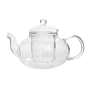 BULE DE VIDRO BOROSSILICATO COM INFUSOR PAREDE DUPLA 400ML - CA16084