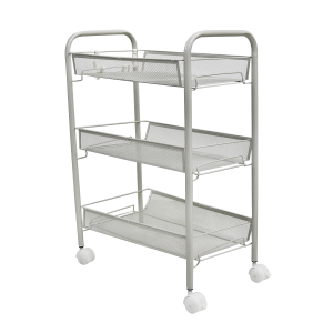 ORGANIZADOR MULTIUSO COM 3 PRATELEIRAS DE METAL 64X25X44,5CM - CA09688-CZ
