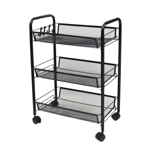 ORGANIZADOR MULTIUSO COM 3 PRATELEIRAS DE METAL 61X25X44,5CM - CA09688-PT