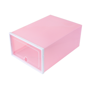 CAIXA ORGANIZADORA PARA CALÇADOS DE PLÁSTICO E COM TAMPA 33X23X14CM - CX0321-RS