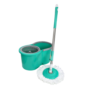 MOP  GIRATÓRIO COM ESFREGÃO REFIL E BALDE 45X26X22CM - CLB03019