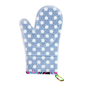 LUVA PARA COZINHA DE POLIESTER E SILICONE 29CMX18,5CM - TRC8588-B