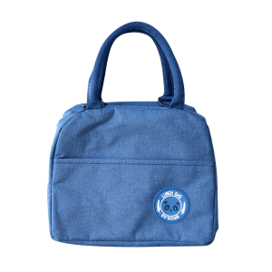 SACOLA TÉRMICA 100% POLIÉSTER COM ALÇA DE MÃO E TRANSVERSAL - HB69415-AZMA