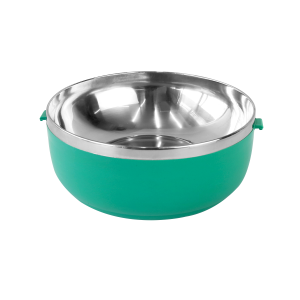 MARMITA DE INOX COM VEDAÇÃO DE SILICONE ALÇA E TRAVA NAS LATERAIS - 6255-VD