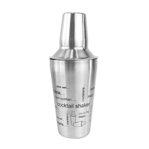 COQUETELEIRA EM AÇO INOX COM ESTAMPA 500ML - CA09378A