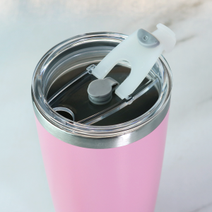 COPO TÉRMICO DE AÇO INOXIDÁVEL COM TAMPA 500ML  - YT2287-RS