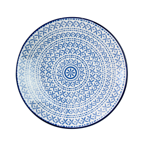 PRATO DE CERÂMICA PARA SOBREMESA 22CM - 210563-D