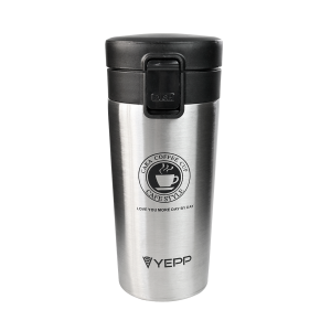 COPO ISOTERMICO DE AÇO INOX COM TRAVA 300ML - YT2292-PTA