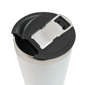 COPO ISOTERMICO DE AÇO INOX COM TAMPA E ABRIDOR 510ML - YN008-BR