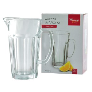 JARRA LIVERPOOL DE VIDRO CAPACIDADE 1 LITRO - VDA09088