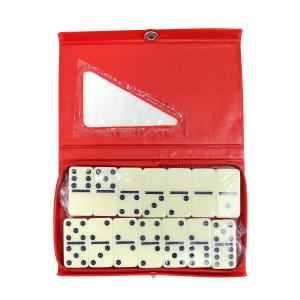 JOGO DE DOMINÓ DE PLÁSTICO NO ESTOJO COM 28 PÇS - 2026-VM