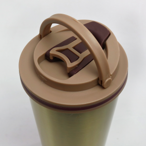 COPO TÉRMICO EM AÇO INOX COM TAMPA E ISOLAMENTO 450ML - HG85061-DOU