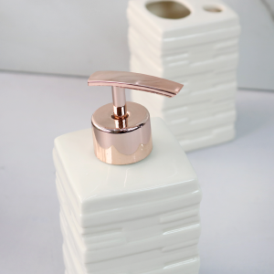 JOGO DE BANHEIRO DE PORCELANA 2 PEÇAS 400ML - SXHW5227