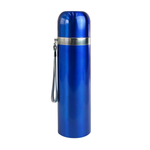 GARRAFA ISOTÉRMICA COM TAMPA E ACIONAMENTO CLICK 450ML - HG83536-AZ