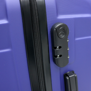 JOGO DE MALA AZUL MARINHO BARCELONA PLUS EM ABS COM 3 PEÇAS - BA332J00123