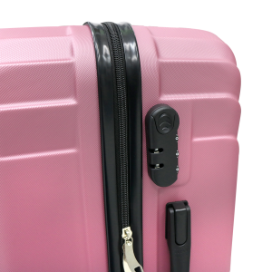 JOGO DE MALA FUCSIA BARCELONA PLUS EM ABS COM 3 PEÇAS - BA332J00138