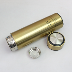 GARRAFA ISOTÉRMICA DE AÇO INOX COM INFUSOR 500ML - YT2181-DOU