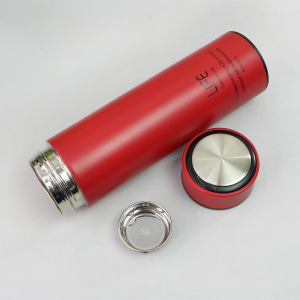 GARRAFA ISOTÉRMICA DE AÇO INOX COM INFUSOR 500ML - YT2181-VM