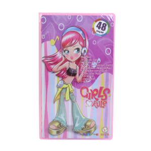 ESTOJO MALETA ESCOLAR COM 48 PEÇAS INMETRO FONE- MT48GIRL-FONE