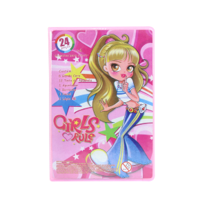 ESTOJO MALETA ESCOLAR COM 24 PÇS INMETRO ARCO IRIS - MT24-ARCO-ÍRIS