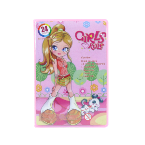 ESTOJO MALETA ESCOLAR COM 24 PÇS INMETRO DOG - MT24-DOG