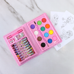 ESTOJO MALETA ESCOLAR COM 24 PÇS INMETRO FONE - MT24-FONE