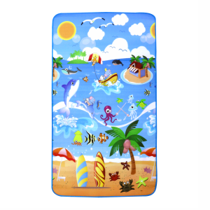 TAPETE TÉRMICO INFANTIL MAR E PEIXINHOS 100X180CM - CT9792-I