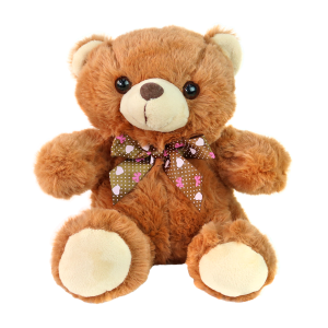 URSINHO DE PELÚCIA COM LAÇO DE POLIESTER 23CM - FC2700-MR