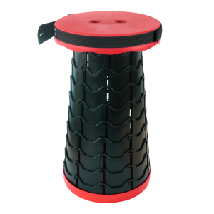 BANQUETA REDONDA RETRÁTIL DE PLÁSTICO 25X45CM - TRC8787-VMFOSCO