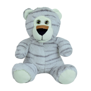 TIGRE DE PELUCIA POLIESTER 27X23CM - FD5074-C