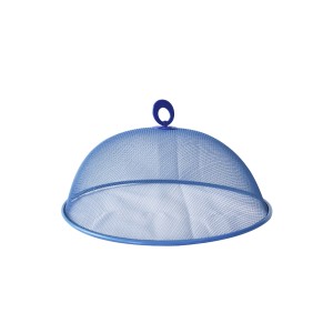 TELA PROTETORA DE ALIMENTOS EM METAL COM ALÇA NO TOPO 30CM - CZ19285-AZ